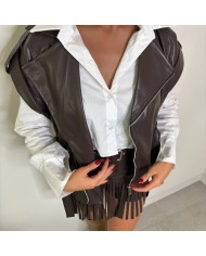 CAMISA CROPPED BLANCA