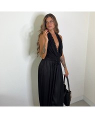 BODY ENCAJE ESCOTE FLUIDO NEGRO