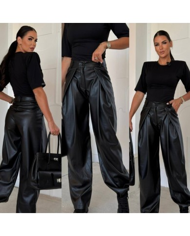 PANTALÓN CAMPANA PINZAS NEGRO