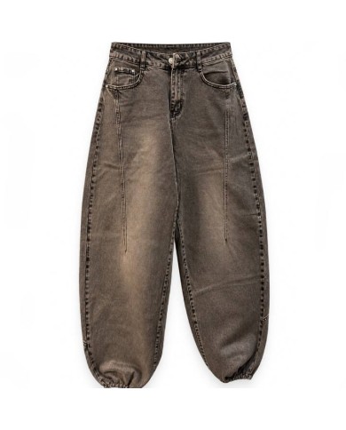 JEANS BALLOON PUÑO BRONCE