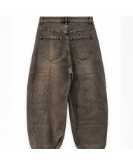JEANS BALLOON PUÑO BRONCE