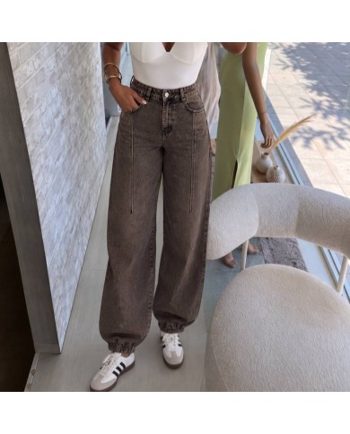 JEANS BALLOON PUÑO BRONCE