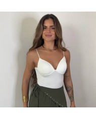 BODY ESCOTE V BLANCO
