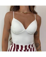 BODY ESCOTE V BLANCO