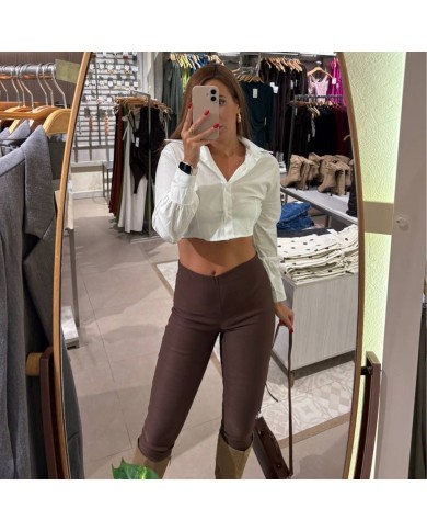 PANTALÓN AJUSTADO CHOCO