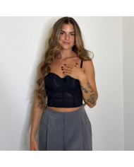 PANTALÓN TRAJE PUÑO GRIS