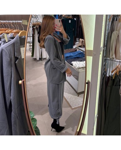 BLAZER LARGA GRIS