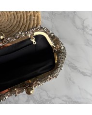 BOLSO EVENTO LENTEJUELAS DORADO