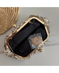 BOLSO EVENTO LENTEJUELAS DORADO