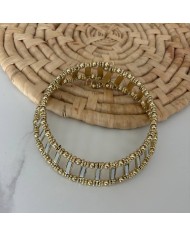 CHOKER ESPEJOS DORADO