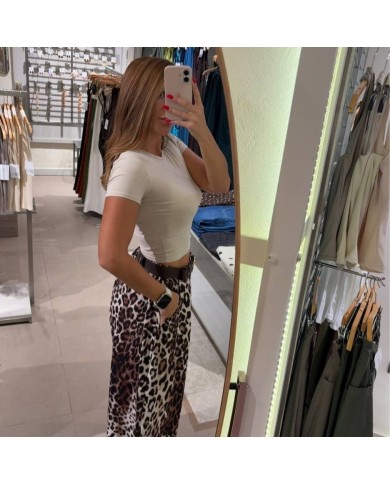 PALAZZO ANIMAL PRINT