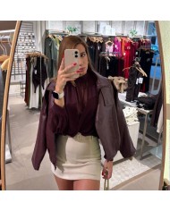 FALDA PANTALÓN CINTURÓN CREMA