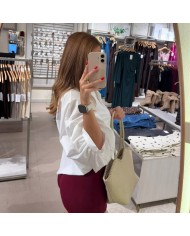 FALDA PANTALÓN BURDEOS