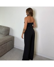 PANTALÓN TRAJE CINTURÓN NEGRO