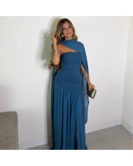 VESTIDO SERENA PETRÓLEO