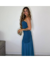 VESTIDO SERENA PETRÓLEO
