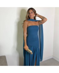 VESTIDO SERENA PETRÓLEO