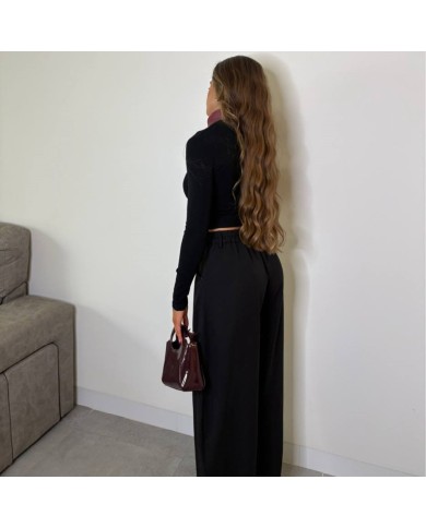 PANTALÓN BOLSILLOS NEGRO