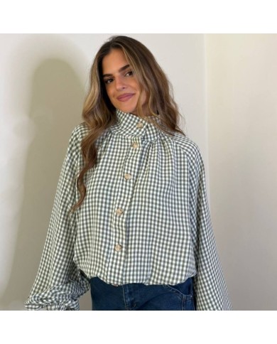 CHAQUETA VICHY VERDE