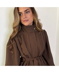 CHAQUETA GLOBO CHOCO