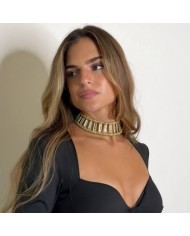 CHOKER ESPEJOS DORADO