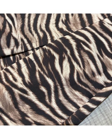 FALDA PANTALÓN ZEBRA CHOCO