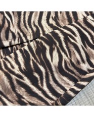 PREVENTA FALDA PANTALÓN ZEBRA CHOCO
