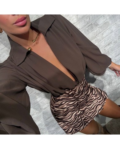 BODY CAMISERO GASA CHOCO