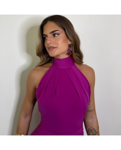 VESTIDO MATILDA FUCSIA