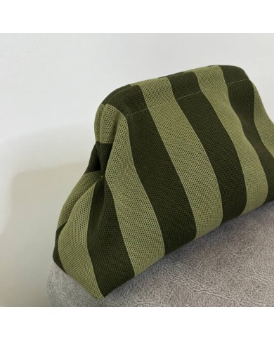 BOLSO RAYAS VERDE MILITAR
