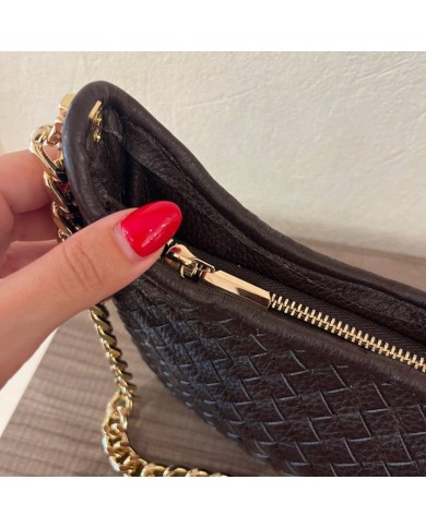 BOLSO TRENZADO CADENA