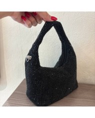 BOLSO ASA BRILLOS NEGRO