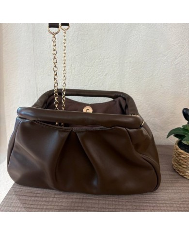 BOLSO ACOLCHADO CHOCO