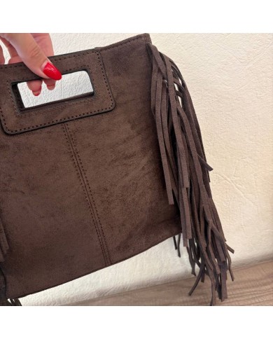 BOLSO ANTE FLECOS CHOCO