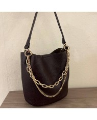 BOLSO CADENA BURDEOS