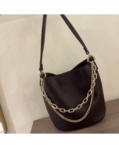 BOLSO CADENA BURDEOS