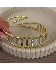 CHOKER ESPEJOS DORADO