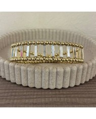CHOKER ESPEJOS DORADO