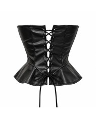 TOP CORAZÓN EFECTO PIEL NEGRO