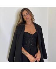 BLAZER LARGA NEGRA
