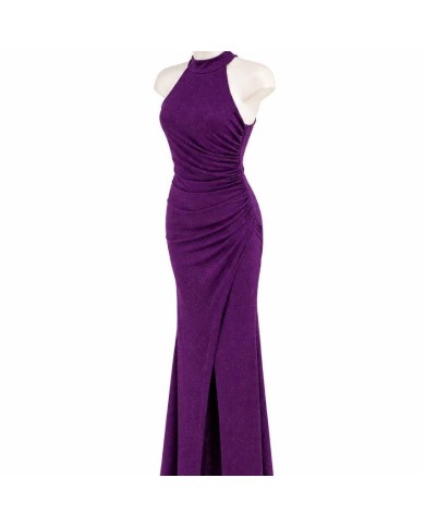 VESTIDO LUREX MORADO