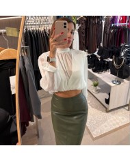 BLUSA GASA BLANCA