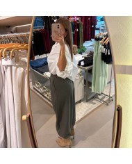 PANTALÓN TRAJE PUÑO VERDE MILITAR