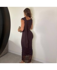 VESTIDO TUL LAZADA CHOCO