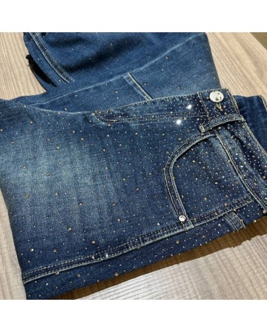 JEANS PUÑO BRILLOS