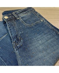 JEANS PUÑO BRILLOS