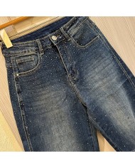 JEANS PUÑO BRILLOS