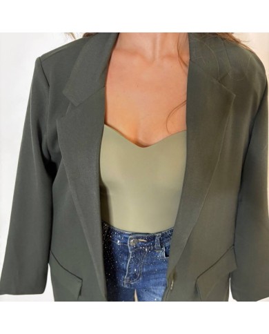 BLAZER LARGA VERDE MILITAR