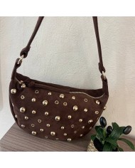 BOLSO ANTE TACHAS CHOCO