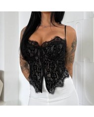 CORSET BOTONES NEGRO